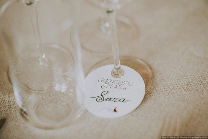 Segnabicchieri come segnaposto: sì o no? 1