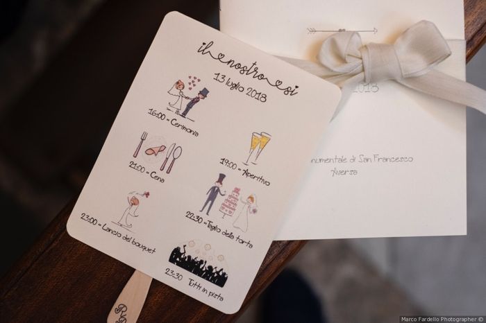 ¿Programa con los horarios del día de la boda? 💍 1