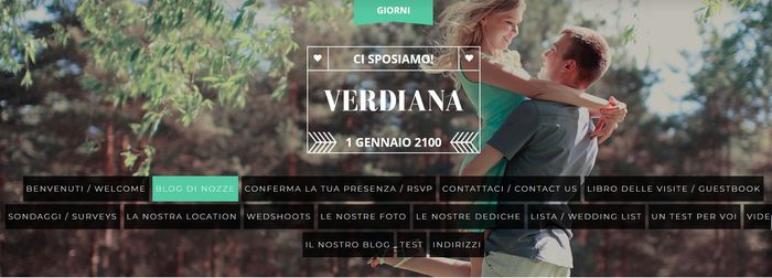 Come creare il tuo Wedding Site in due lingue 2