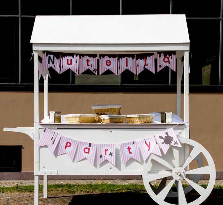 Carretto per buffet di dolci 