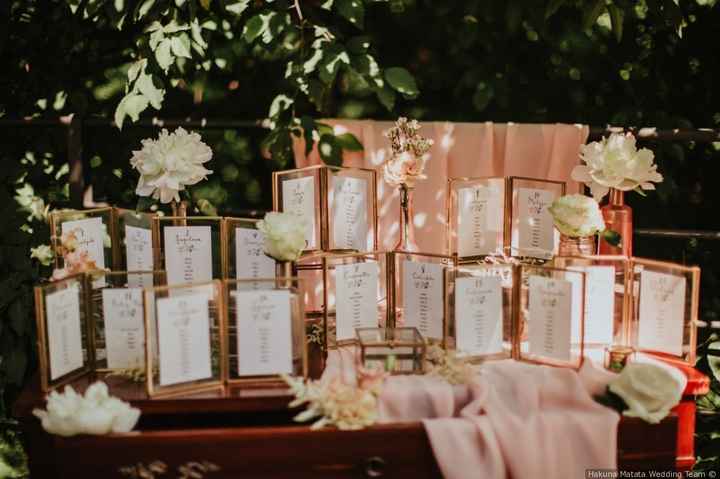 Il tableau de mariage delle tue nozze deve essere... - 1