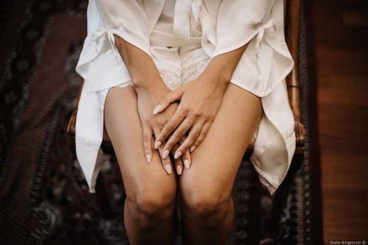 Idee per la manicure del giorno del matrimonio - 6