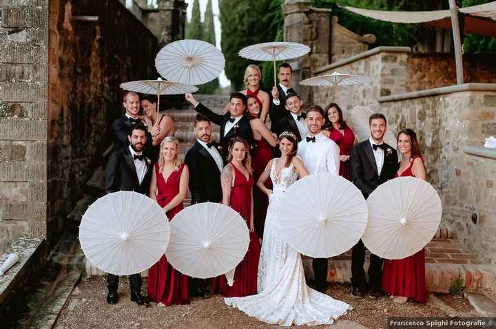 4º numero della cartella: le damigelle, i paggetti e i testimoni - 1