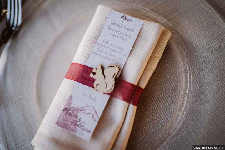 10 combinazioni possibili per presentare il menù di nozze - 8