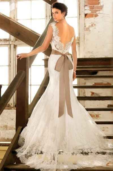 Vestito da sposa shabby chic 8 