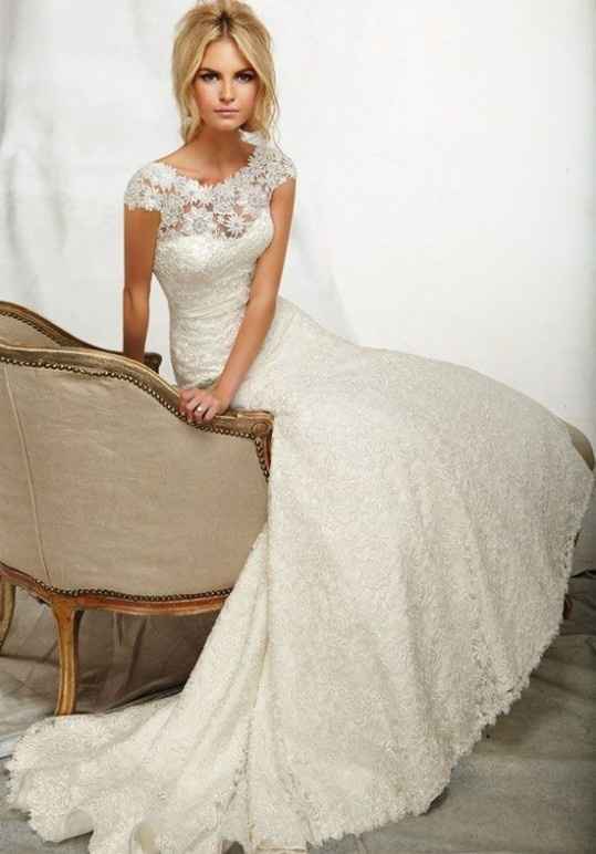 Vestito da sposa shabby chic 10 