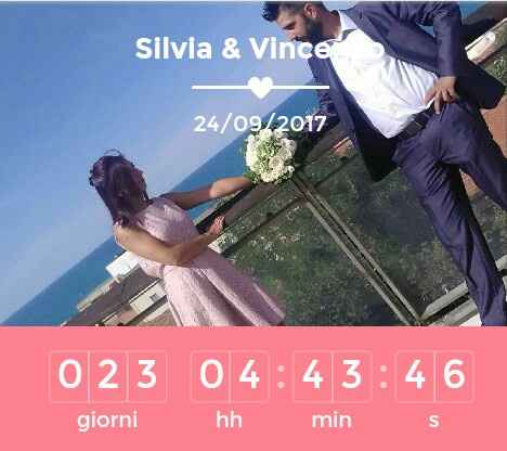 Quanto manca al tuo matrimonio? Condividi il countdown! - 1