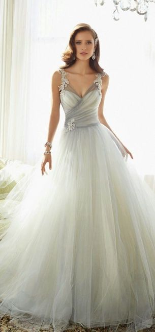 Vestito da sposa colorato
