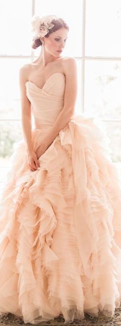 Vestito da sposa colorato