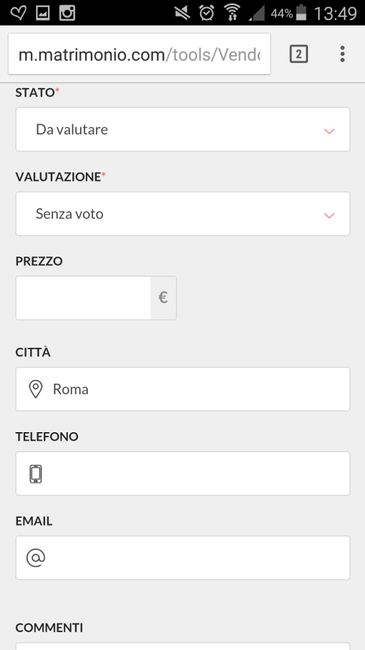 Come salvare i fornitori ne "I miei fornitori" 8