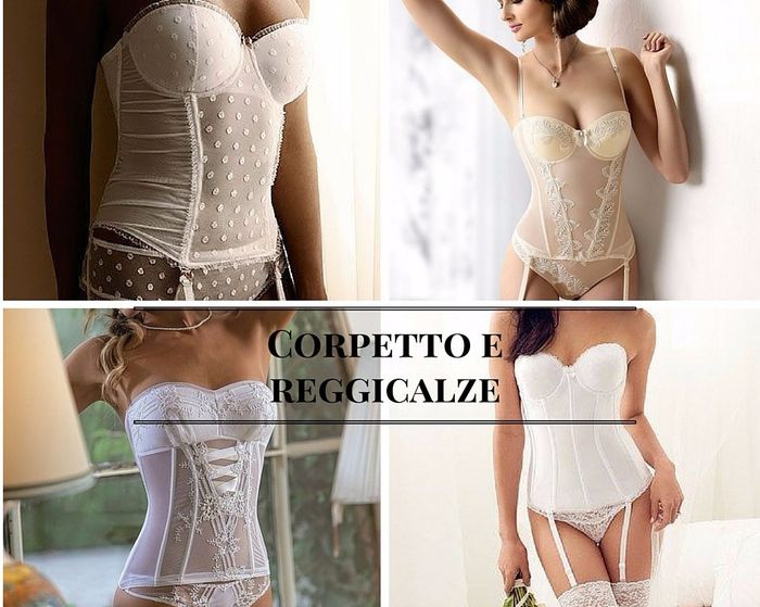 2) Corpetto e reggicalze