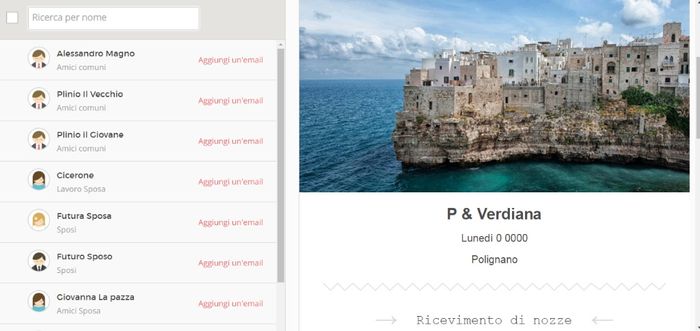 Invio partecipazione online