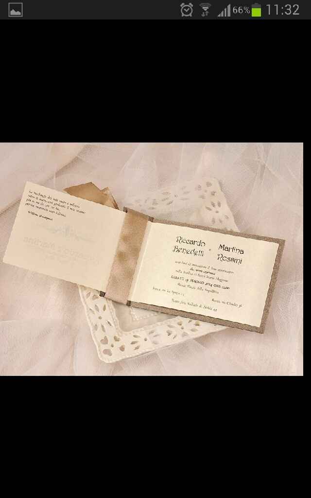 Che ne pensate? partecipazioni. . - 2