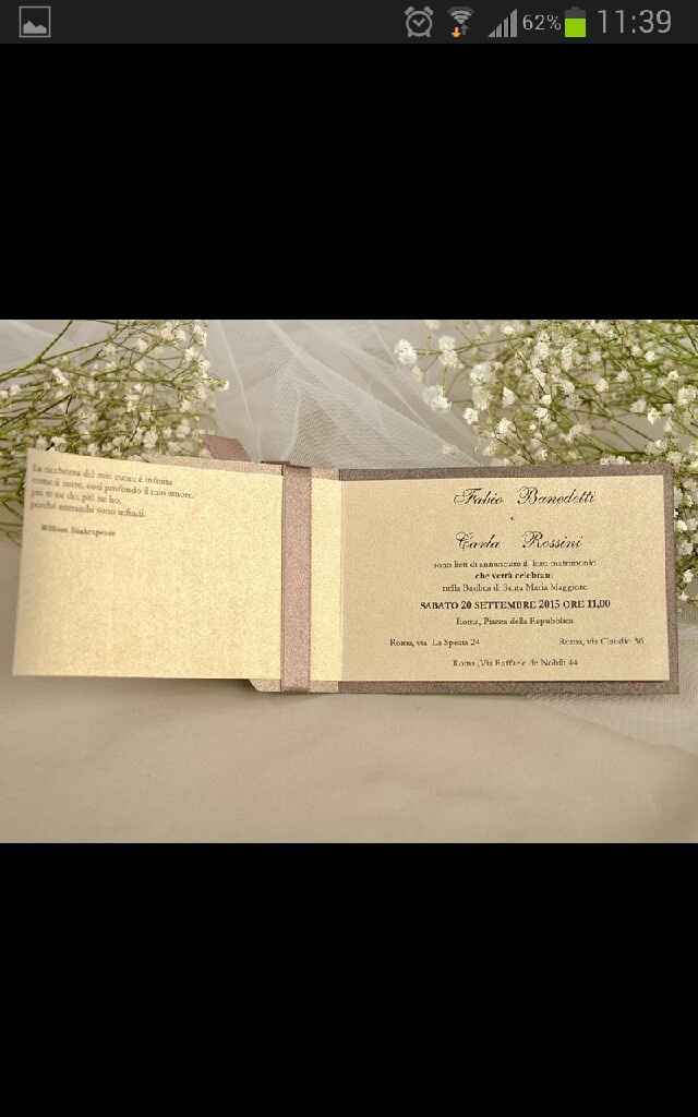 Che ne pensate? partecipazioni. . - 6