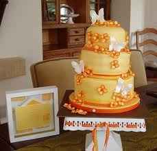 matrimonio arancione torta