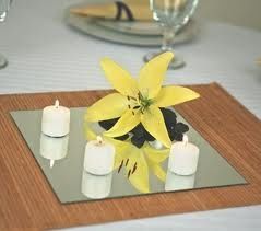 centrotavola specchio