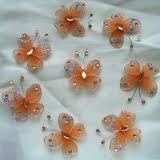 matrimonio arancione farfalle