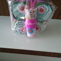 Torta di Pannolini Farfalla