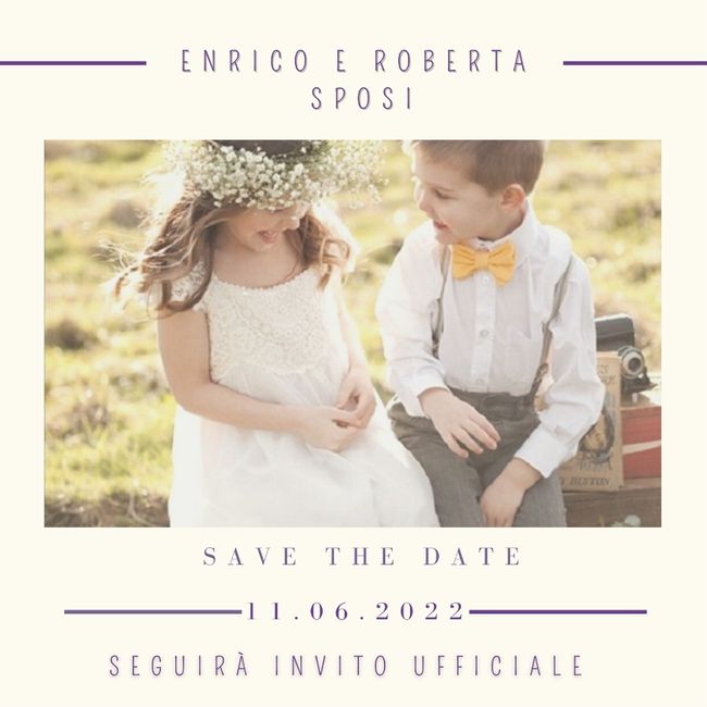 Save the date 2