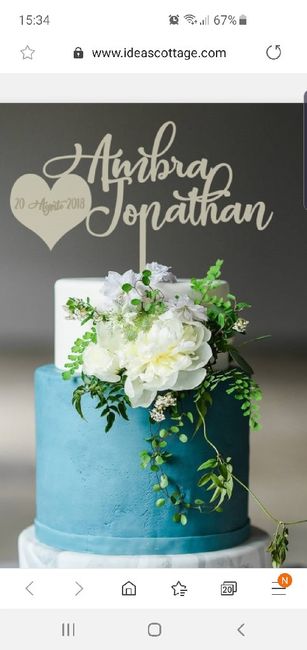 Cake topper - 1