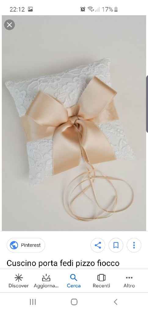 Cuscino portafedi - 1