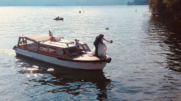 Arrivo in barca effetto sorpresa :)