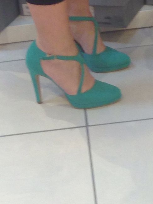 Scarpe verde tiffany - 1