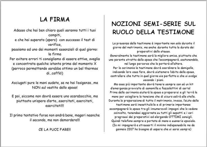 MANUALE PERFETTA TESTIMONE