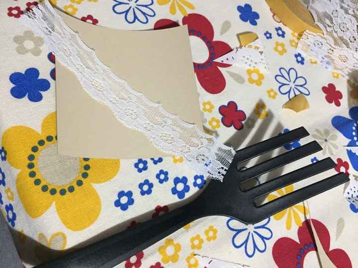 Tutorial coni porta riso tema pizzo fai da te! - 9