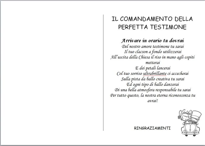 MANUALE PERFETTA TESTIMONE