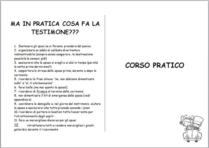 MANUALE PERFETTA TESTIMONE