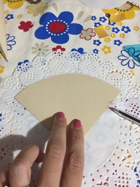 Tutorial coni porta riso tema pizzo fai da te! - 3