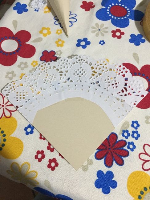 Tutorial coni porta riso tema pizzo fai da te! - 5