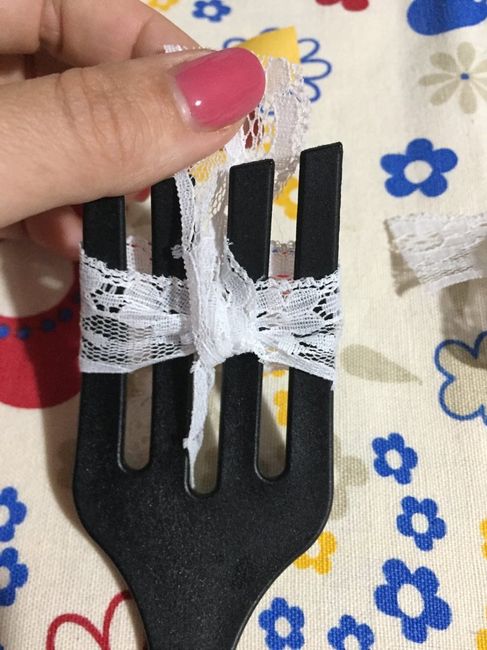 Tutorial coni porta riso tema pizzo fai da te! - 12