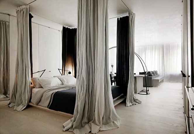 Letto moderno a baldacchino - 4