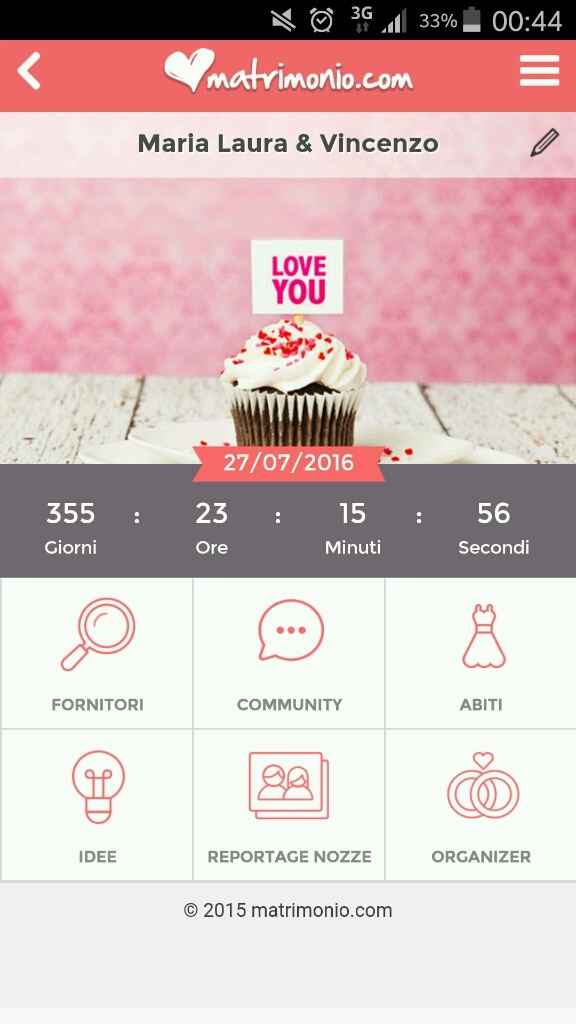 Countdown matrimonio.com - 1