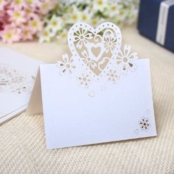 Segnaposto cartoncino