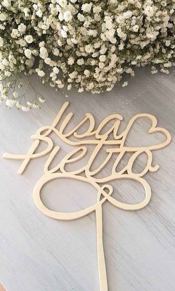 Il nostro cake topper