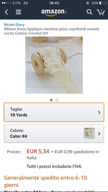 Nastro tipo uncinetto - 1