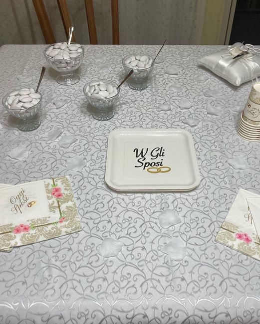 Tavola bianca casa sposa 1