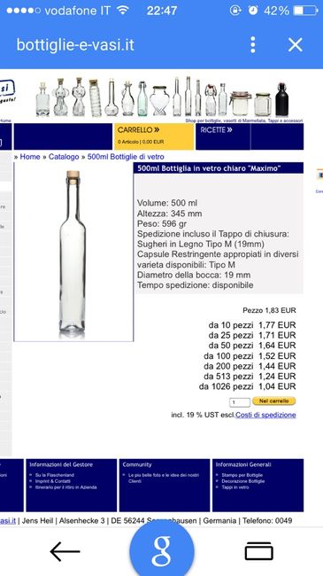 Help bottiglie vetro - 1