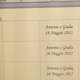 Bigliettini bomboniere