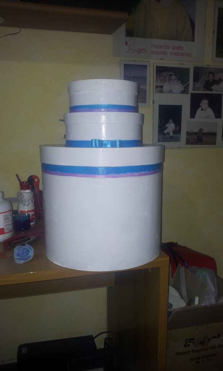 Torta porta buste work inbprogress - 1
