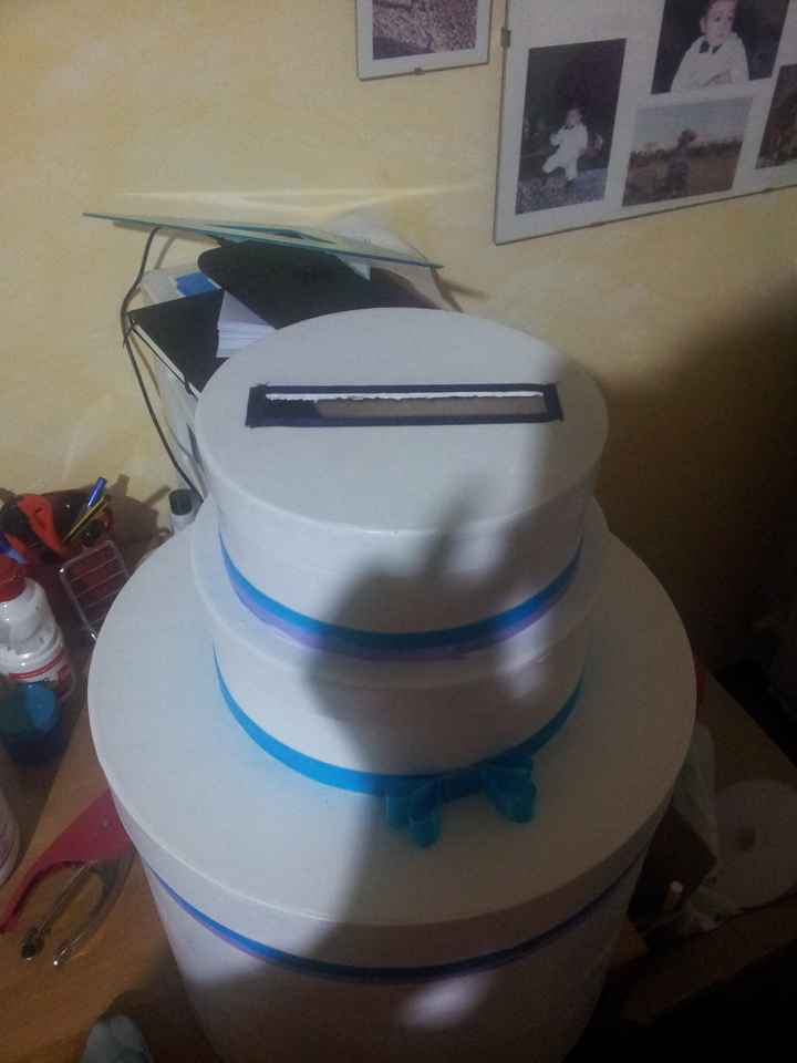 Torta porta buste work inbprogress - 1