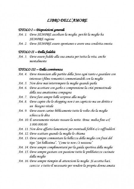 Manuale del perfetto marito