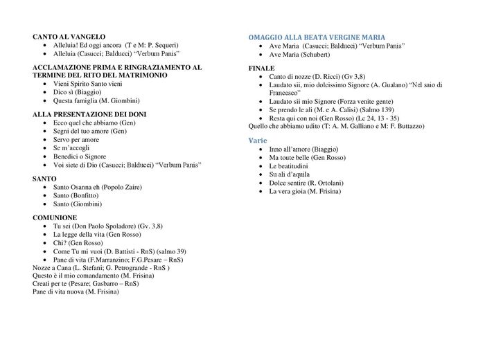 Manuale coro