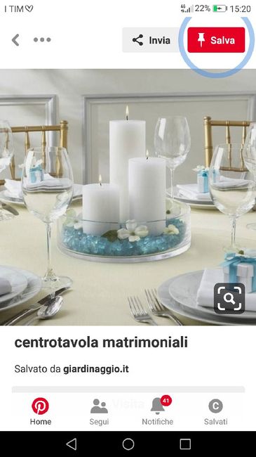 Tavoli esterni sala 5