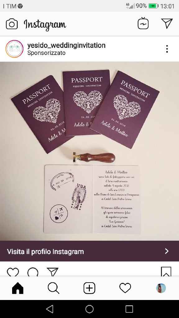 Partecipazioni tema viaggio - 1