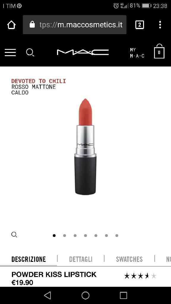 Rossetto color mattone 🧱 - 1