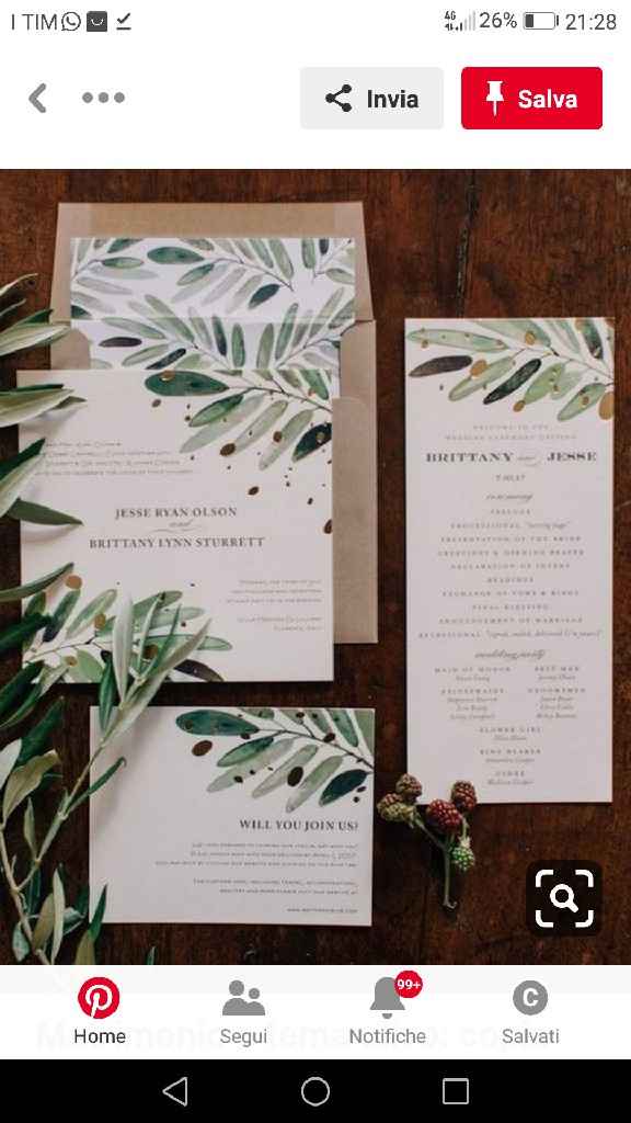 Tema matrimonio: Ulivo - 2